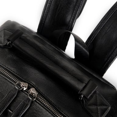 MOCHILA MOVAC URBAN PORTA NOTEBOOK DE CUERO ECOLÓGICO IMPERMEABLE DE GRAN CAPACIDAD - 9