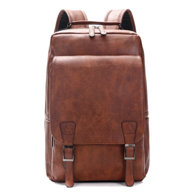 MOCHILA MOVAC URBAN PORTA NOTEBOOK DE CUERO ECOLÓGICO IMPERMEABLE DE GRAN CAPACIDAD - 1