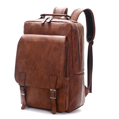 MOCHILA MOVAC URBAN PORTA NOTEBOOK DE CUERO ECOLÓGICO IMPERMEABLE DE GRAN CAPACIDAD - 3