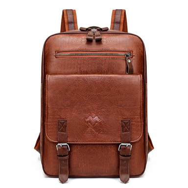 MOCHILA MOVAC ELITÉ DE CUERO PU ELEGANTE MULTIFUNCIONAL GRAN CAPACIDAD - 1