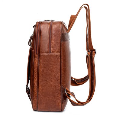MOCHILA MOVAC ELITÉ DE CUERO PU ELEGANTE MULTIFUNCIONAL GRAN CAPACIDAD - 3