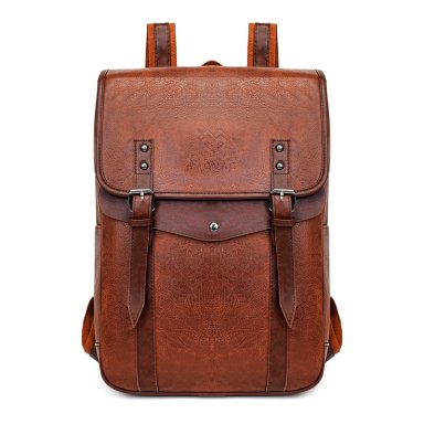 MOCHILA MOVAC SUPREME ELEGANTE DE CUERO PU IMPERMEABLE DE GRAN CAPACIDAD - 2