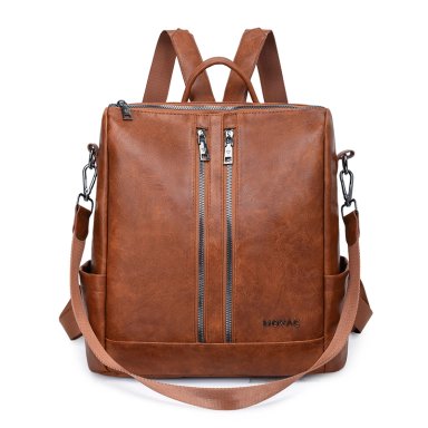 MOCHILA BOLSO PARA MUJER DE MATERIAL CUERO PU IMPERMEABLE - 1