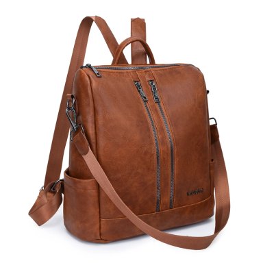 MOCHILA BOLSO PARA MUJER DE MATERIAL CUERO PU IMPERMEABLE - 5