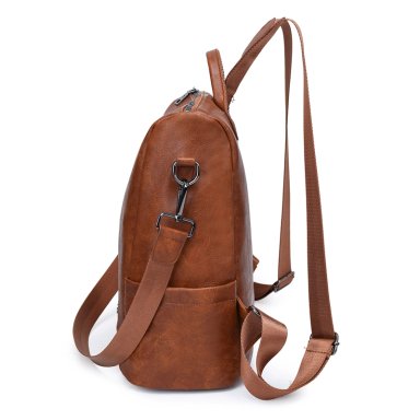MOCHILA BOLSO PARA MUJER DE MATERIAL CUERO PU IMPERMEABLE - 7
