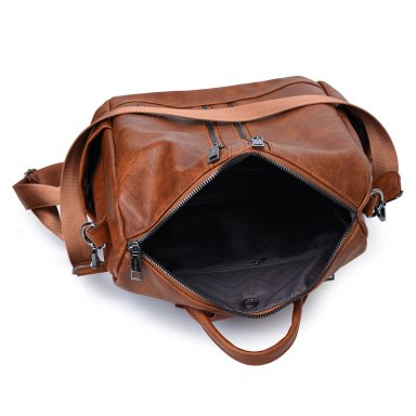 MOCHILA BOLSO PARA MUJER DE MATERIAL CUERO PU IMPERMEABLE - 9