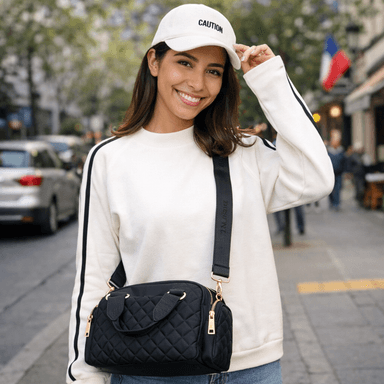 BOLSO BANDOLERA CARTERA DE MUJER USÓ HOMBRO Y MANO GRAN CAPACIDAD - 2