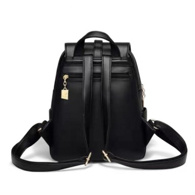 MOCHILA MUJER CUERO PU ANTIRROBO ALTA CALIDAD GRAN CAPACIDAD - 5