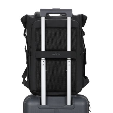 MOCHILA MOVAC EXPLORER TIPO SOBRE EXPANDIBLE 20L A 30L NOTEBOOK 16” ANTIRROBO VIAJE IMPERMEABLE - 2