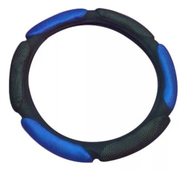 FUNDA CUBRE VOLANTE AUTOS STANDARD 38CM ERGONÓMICO CON GOMA - 1