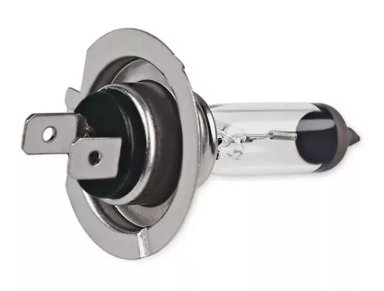 PAR AMPOLLETAS HALÓGENAS PARA AUTOS 12V 55W 3200K MODELO H7 - 5