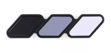 EMBLEMA INSIGNIA REJILLA TRICOLOR ACRÍLICO TOYOTA GRIS - 4