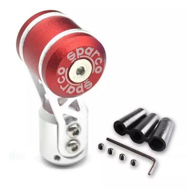 POMO PERILLA MANILLA PALANCA CAMBIOS TUNNING SPARCO ROJO - 1