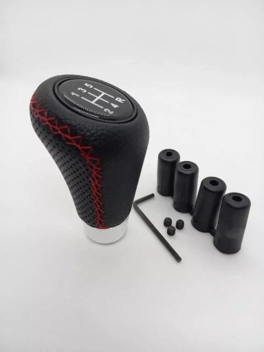 POMO PERILLA PALANCA DE CAMBIOS TUNNING CUERO PU - 2
