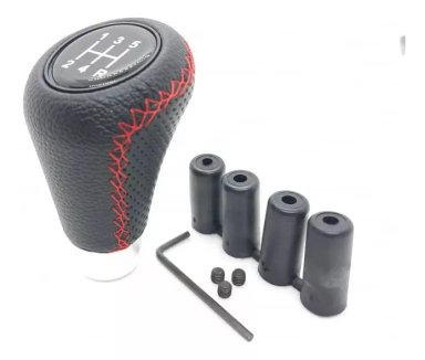 POMO PERILLA PALANCA DE CAMBIOS TUNNING CUERO PU - 5