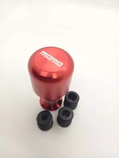 POMO PERILLA PALANCA DE CAMBIOS TUNNING MOMO UNIVERSAL ROJO - 5