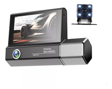 CAMARA DVR AUTOS FULL HD 1080P 3 EN 1 CAMARA DELANTERA - 1