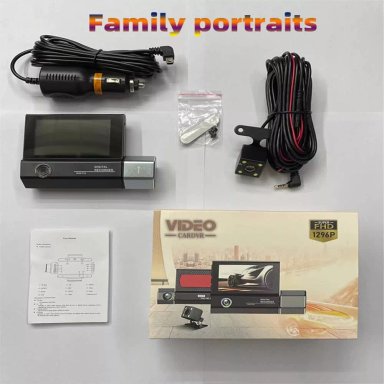 CAMARA DVR AUTOS FULL HD 1080P 3 EN 1 CAMARA DELANTERA - 3