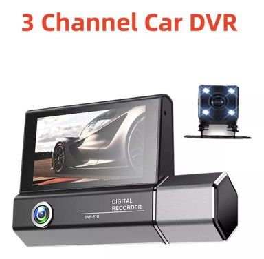CAMARA DVR AUTOS FULL HD 1080P 3 EN 1 CAMARA DELANTERA - 4