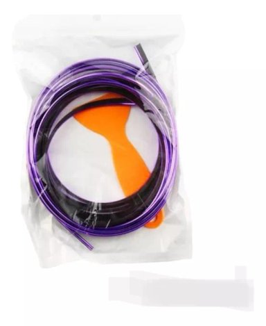 ROLLO MOLDURA EMBELLECEDOR DECORATIVA AUTO 5MTS MORADO - 1