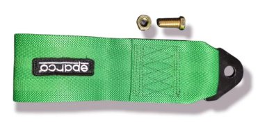 CINTA CORREA GANCHO REMOLQUE ARRASTRE TOW STRAP SPARCO VERDE - 2