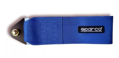CINTA CORREA GANCHO REMOLQUE ARRASTRE TOW STRAP SPARCO AZUL - 1