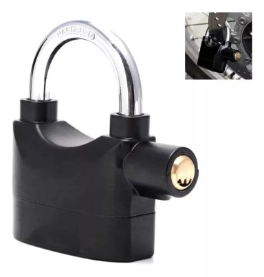CANDADO ANTIRROBO PARA PUERTAS, VENTANAS, MOTOCICLETAS - 5