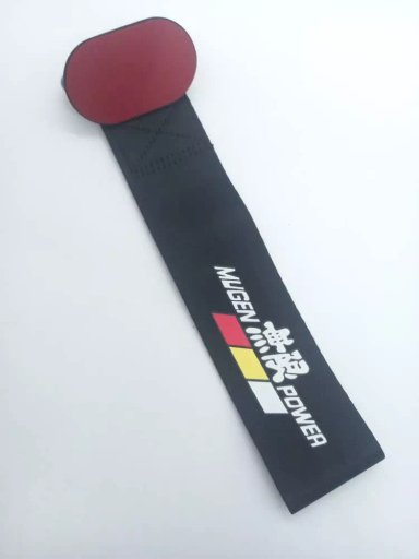 CINTA CORREA REMOLQUE ARRASTRE TOWSTRAP MUGEN NEGRO ADHESIVA - 4