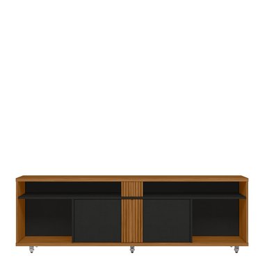 RACK TV CASEN 70 PULGADAS 2P CAFÉ OSCURO - 3