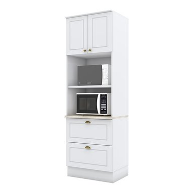 MUEBLE COCINA P/HORNOS AMERICANA BLANCO - 1