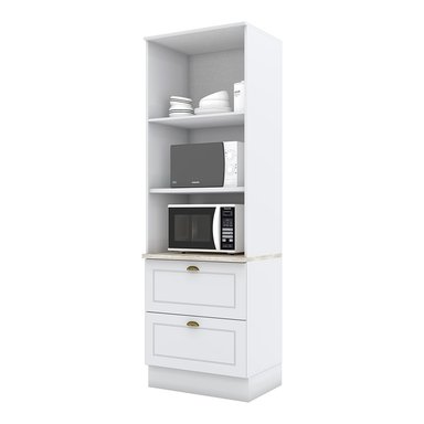 MUEBLE COCINA P/HORNOS AMERICANA BLANCO - 2