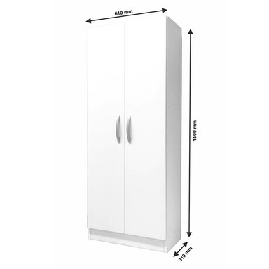 MUEBLE COCINA HOME MOBILI MDP BLANCO DESPENSA 2P - 4