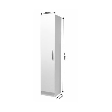 MUEBLE COCINA HOME MOBILI MDP BLANCO DESPENSA 1P - 4