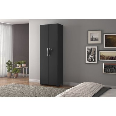 DESPENSA HOME MOBILI MDP 2 PUERTAS NEGRO - 6
