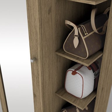 ZAPATERA HOME MOBILI DUETTO MDP CAFÉ RUSTICO - 4