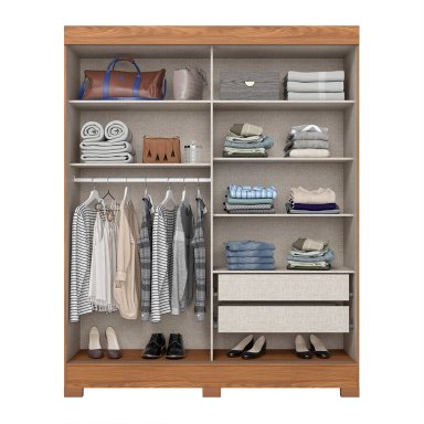 CLÓSET HOME MOBILI PONCE MDP 2 PUERTAS MULTICOLOR CORREDIZAS - 3