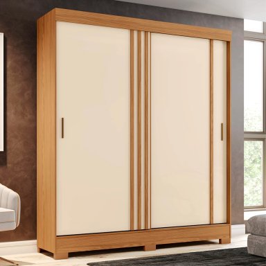 CLÓSET HOME MOBILI PONCE MDP 2 PUERTAS MULTICOLOR CORREDIZAS - 8