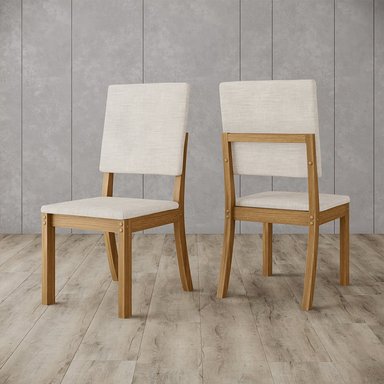 JUEGO DE COMEDOR 4 SILLAS HOME MOBILI ACAI BEIGE - 6