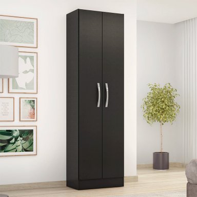 DESPENSA HOME MOBILI MUNITA MDP 2 PUERTAS NEGRO - 6