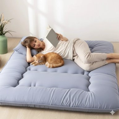 COLCHONETA COLCHON 2 METROS ESTERILLA PLEGABLE POLIE STER - 3