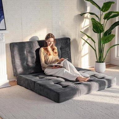 Sofa Colchoneta Plegable De Tres Piezas 190cmx90cm - 3