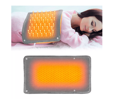 ALMOHADILLA RIQUI CALIENTA CUERPO CAMA MANOS MANTA ELECTRICA USB GRIS - 1