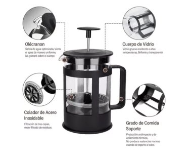 CAFETERA PRENSA FRANCESA, BRASIL CAFETERA 850 ML - 3