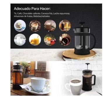 CAFETERA PRENSA FRANCESA, BRASIL CAFETERA 850 ML - 5