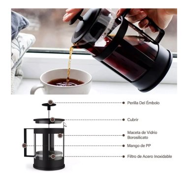 CAFETERA PRENSA FRANCESA, BRASIL CAFETERA 850 ML - 7