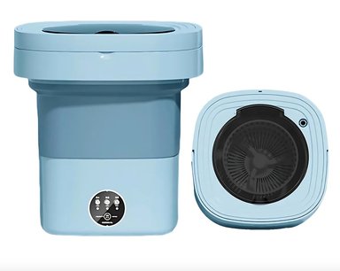 MINI LAVADORA RIQUI PORTATIL PLEGABLE CENTRIFUGADO ROPA PEQUEÑA. - 1