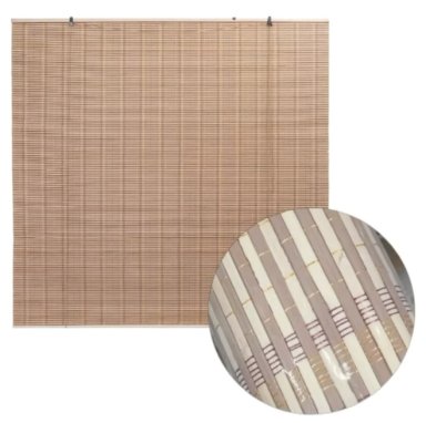 CORTINAS BAMBÚ O PERSIANAS DE FIBRA NATURAL 90X120CM - 1