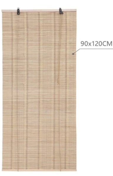CORTINAS BAMBÚ O PERSIANAS DE FIBRA NATURAL 90X120CM - 3