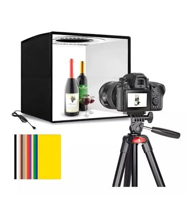 ESTUDIO FOTOGRÁFICO PORTÁTIL RIQUI 40X40 - CAJA DE LUZ PARA FOTO - 1