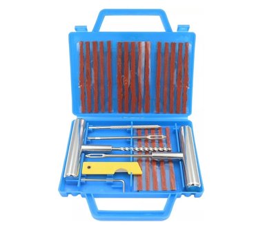 KIT 27 PIEZAS REPARACIÓN PINCHAZOS NEUMÁTICO - 1